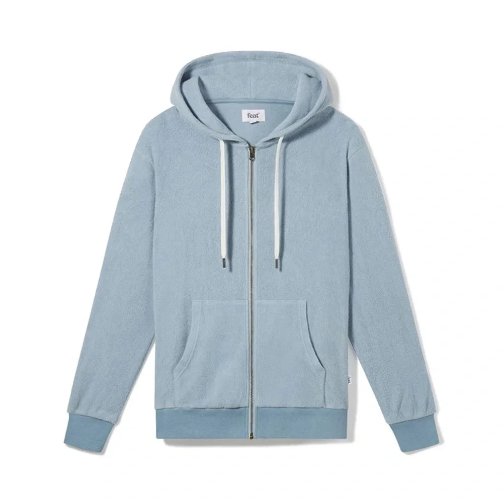 Feat Clothing BlanketBlend Zip Up Hoodie Large MSRP $128 - Picture 1 of 5